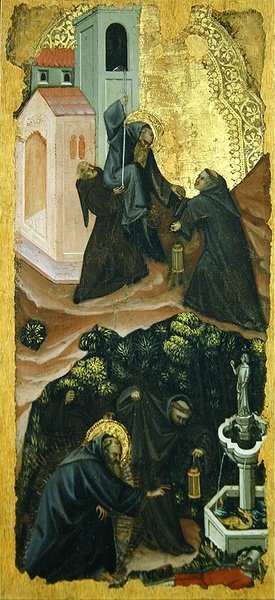 Scenes from the Life of St Anthony the Abbot by Vitale da Bologna Vitale da Bologna